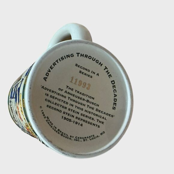 Anheuser Busch Advertising Through the Years Collectible Stein Numbered Rare - Picture 3 of 9